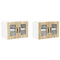 vidaXL Kitchen Wall Cabinet with Door 2 pcs Sonoma Oak 60 x 31 x 40 cm