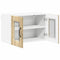 vidaXL Kitchen Wall Cabinet with Door 2 pcs Sonoma Oak 60 x 31 x 40 cm