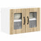 vidaXL Kitchen Wall Cabinet with Door 2 pcs Sonoma Oak 60 x 31 x 40 cm