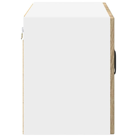vidaXL Kitchen Wall Cabinet with Door 2 pcs Sonoma Oak 60 x 31 x 40 cm