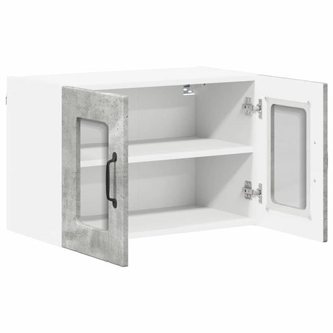 vidaXL Kitchen Wall Cabinet with Shelf Concrete Grey 60 x 31 x 40 cm