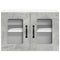 vidaXL Kitchen Wall Cabinet with Shelf Concrete Grey 60 x 31 x 40 cm