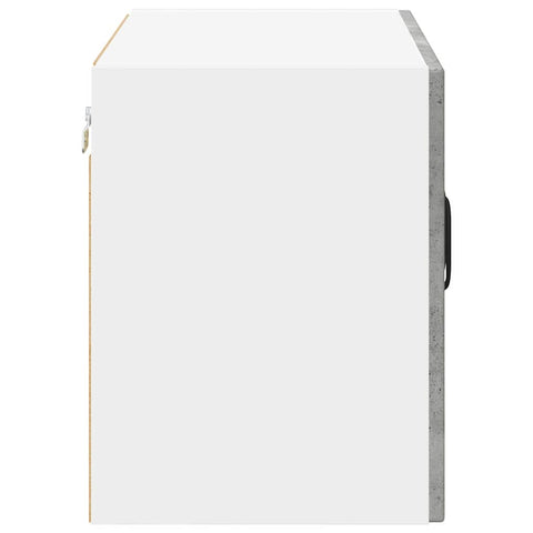 vidaXL Kitchen Wall Cabinet with Shelf Concrete Grey 60 x 31 x 40 cm