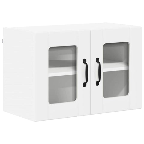 vidaXL Kitchen Cabinet with Shelf High Gloss White 60 x 31 x 40 cm