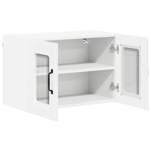 vidaXL Kitchen Cabinet with Shelf High Gloss White 60 x 31 x 40 cm