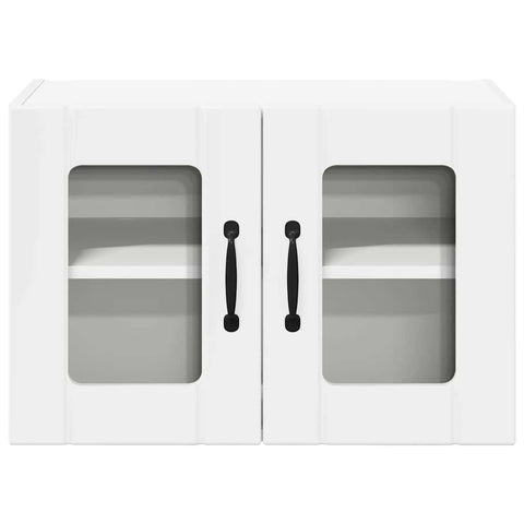 vidaXL Kitchen Cabinet with Shelf High Gloss White 60 x 31 x 40 cm