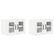 vidaXL Kitchen Wall Cabinet 2 pcs High Gloss White 60 x 31 x 40 cm