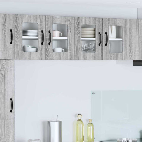 vidaXL Kitchen Wall Cabinet with Shelf Grey Sonoma 60 x 31 x 40 cm