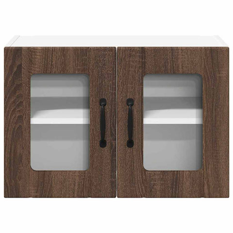 vidaXL Kitchen Wall Cabinet Brown Oak 60 x 31 x 40 cm Engineered Wood