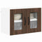 vidaXL Kitchen Wall Cabinet Brown Oak 60 x 31 x 40 cm Engineered Wood