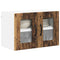 vidaXL Kitchen Wall Cabinet with Shelf 2 pcs Old Wood 60 x 31 x 40 cm