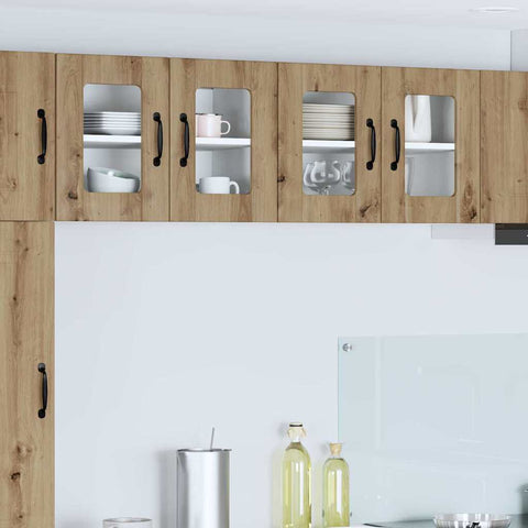 vidaXL Kitchen Wall Cabinet with Shelf Artisan Oak 60 x 31 x 40 cm