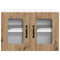 vidaXL Kitchen Wall Cabinet with Shelf Artisan Oak 60 x 31 x 40 cm