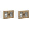 vidaXL Kitchen Wall Cabinet 2 pcs Artisan Oak 60 x 31 x 40 cm