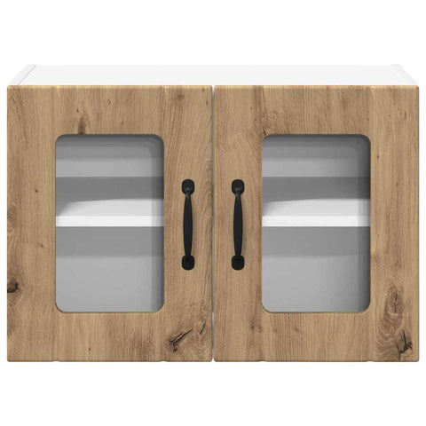 vidaXL Kitchen Wall Cabinet 2 pcs Artisan Oak 60 x 31 x 40 cm