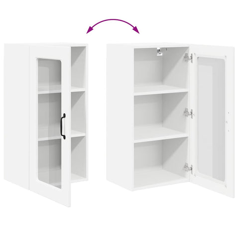 vidaXL Kitchen Wall Cabinet White 40 x 31 x 80 cm Engineered Wood