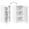 vidaXL Kitchen Wall Cabinet White 40 x 31 x 80 cm Engineered Wood