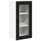 vidaXL Kitchen Wall Cabinet Black 40 x 31 x 80 cm Engineered Wood