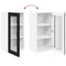 vidaXL Kitchen Wall Cabinet Black 40 x 31 x 80 cm Engineered Wood
