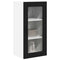 vidaXL Kitchen Wall Cabinet Black 40 x 31 x 80 cm Engineered Wood