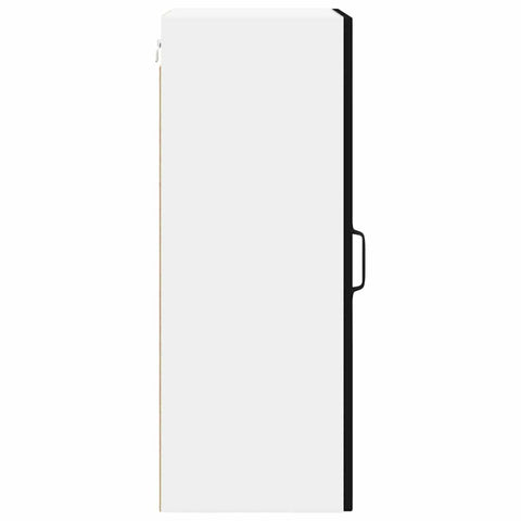 vidaXL Kitchen Wall Cabinet Black 40 x 31 x 80 cm Engineered Wood