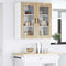 vidaXL Kitchen Wall Cabinet Sonoma Oak 40 x 31 x 80 cm Engineered Wood