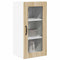 vidaXL Kitchen Wall Cabinet Sonoma Oak 40 x 31 x 80 cm Engineered Wood