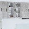 vidaXL Kitchen Wall Cabinet with Shelf Concrete Grey 40 x 31 x 80 cm