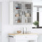 vidaXL Kitchen Wall Cabinet with Shelf Concrete Grey 40 x 31 x 80 cm