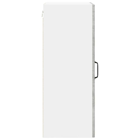 vidaXL Kitchen Wall Cabinet with Shelf Concrete Grey 40 x 31 x 80 cm