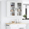 vidaXL Kitchen Wall Cabinet with Door High Gloss White 40 x 31 x 80 cm