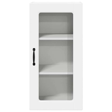 vidaXL Kitchen Wall Cabinet with Door High Gloss White 40 x 31 x 80 cm