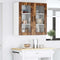 vidaXL Kitchen Wall Cabinet Smoked Oak 40 x 31 x 80 cm Engineered Wood