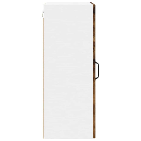 vidaXL Kitchen Wall Cabinet with Door 2 pcs Smoked Oak 40 x 31 x 80 cm