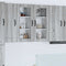 vidaXL Kitchen Wall Cabinet with Shelf Grey Sonoma 40 x 31 x 80 cm