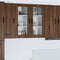 vidaXL Kitchen Wall Cabinet Brown Oak 40 x 31 x 80 cm Engineered Wood