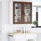 vidaXL Kitchen Wall Cabinet Brown Oak 40 x 31 x 80 cm Engineered Wood