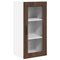 vidaXL Kitchen Wall Cabinet Brown Oak 40 x 31 x 80 cm Engineered Wood