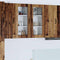 vidaXL Kitchen Wall Cabinet with Shelf 2 pcs Old Wood 40 x 31 x 80 cm