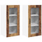 vidaXL Kitchen Wall Cabinet with Shelf 2 pcs Old Wood 40 x 31 x 80 cm