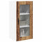 vidaXL Kitchen Wall Cabinet with Shelf 2 pcs Old Wood 40 x 31 x 80 cm