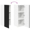 vidaXL Kitchen Wall Cabinet Black 30 x 31 x 80 cm Engineered Wood