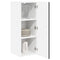 vidaXL Kitchen Wall Cabinet Black 30 x 31 x 80 cm Engineered Wood