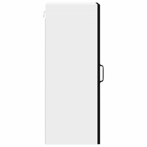 vidaXL Kitchen Wall Cabinet Black 30 x 31 x 80 cm Engineered Wood