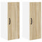 vidaXL Kitchen Wall Cabinet with Door 2 pcs Sonoma Oak 30 x 31 x 80 cm