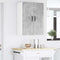 vidaXL Kitchen Wall Cabinet with Shelf Concrete Grey 30 x 31 x 80 cm