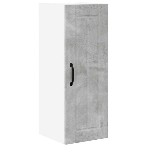 vidaXL Kitchen Wall Cabinet with Shelf Concrete Grey 30 x 31 x 80 cm