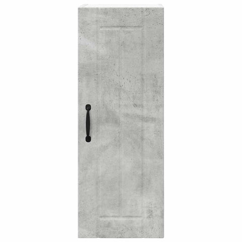 vidaXL Kitchen Wall Cabinet with Shelf Concrete Grey 30 x 31 x 80 cm