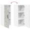 vidaXL Kitchen Wall Cabinet with Shelf Concrete Grey 30 x 31 x 80 cm