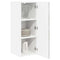 vidaXL Kitchen Wall Cabinet with Shelf Concrete Grey 30 x 31 x 80 cm